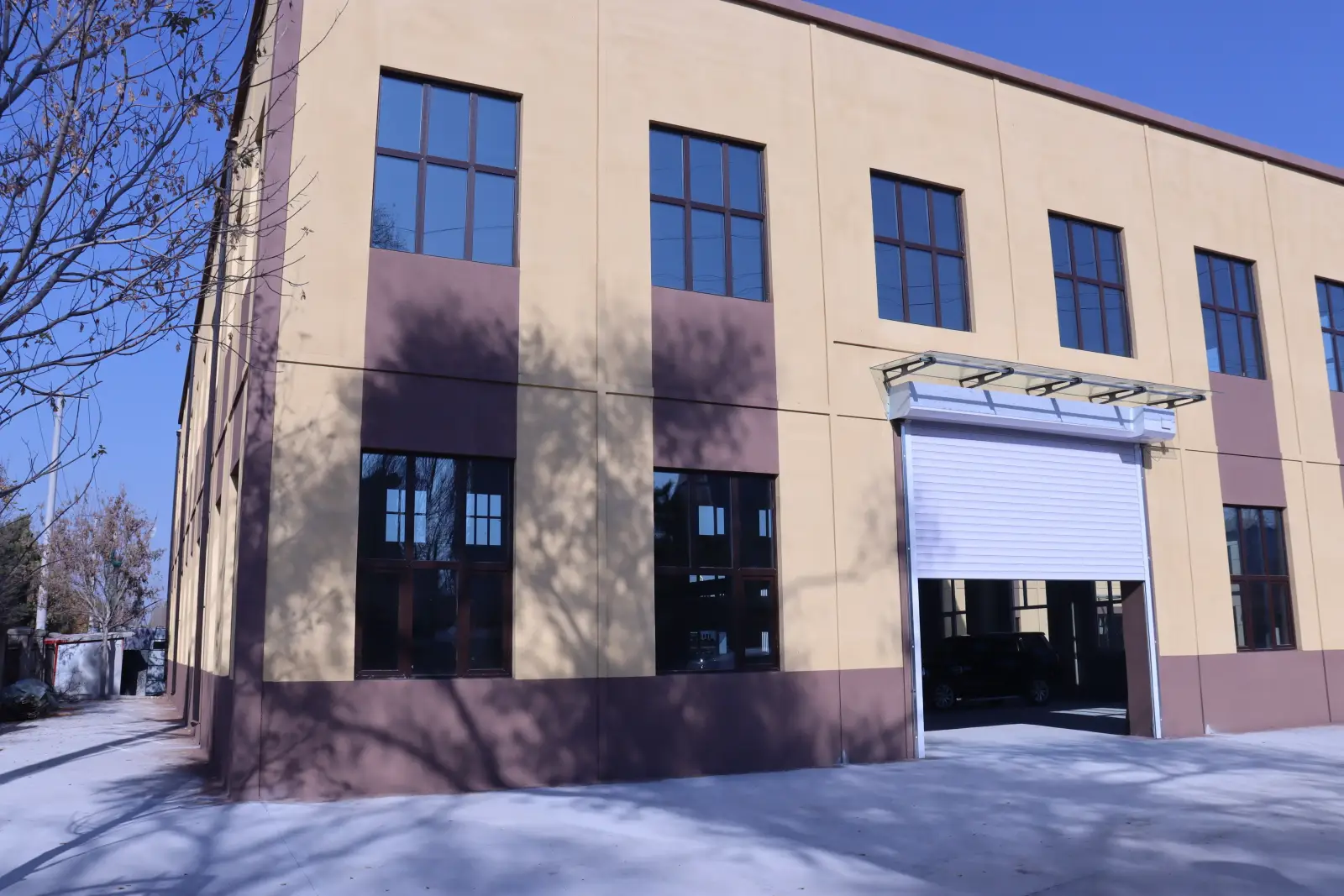 GOGER steel structure + wall panel system factory assembly